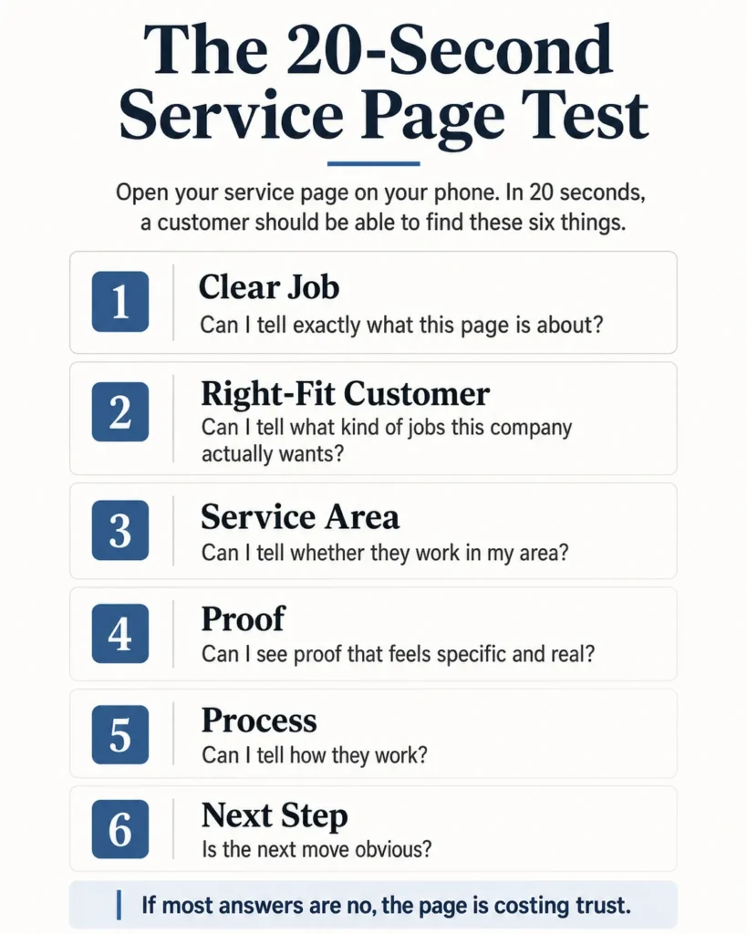 Service Page test